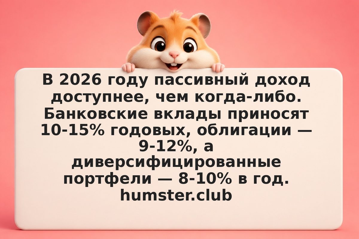 Пассивный доход в 2026: полное руководство для начинающих