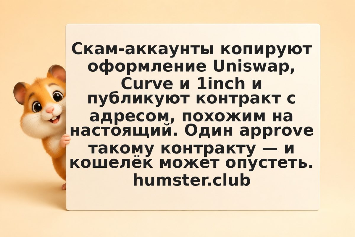 Фейковые адреса контрактов в соцсетях: как не подключиться к скам-протоколу