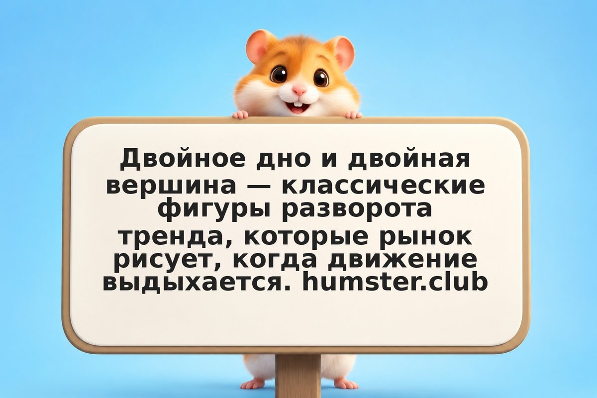 Двойное дно и двойная вершина: фигуры разворота тренда