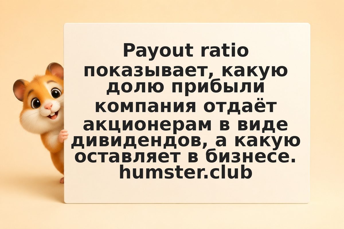 Payout ratio: норма выплат