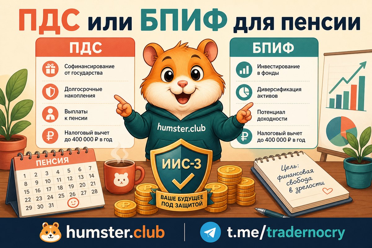 ПДС или БПИФ через ИИС-3: что выбрать для пенсии в 2026 году
