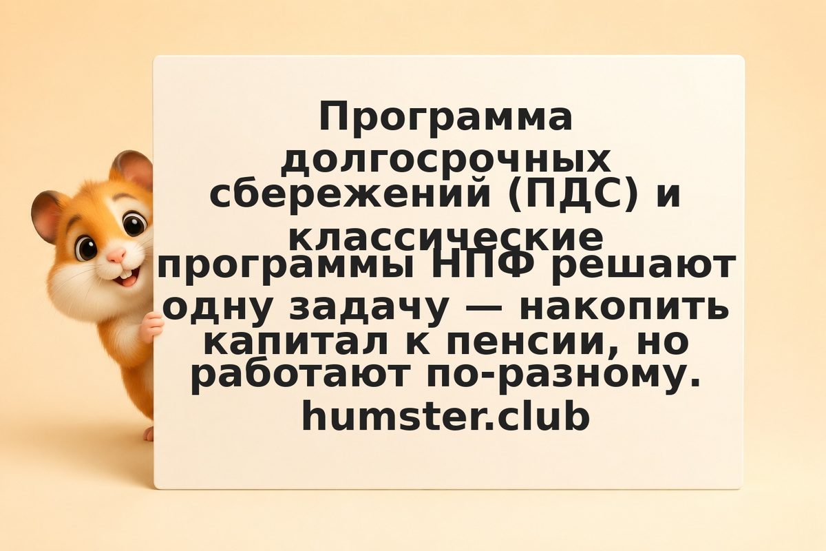 ПДС или НПФ: где копить на пенсию частному инвестору