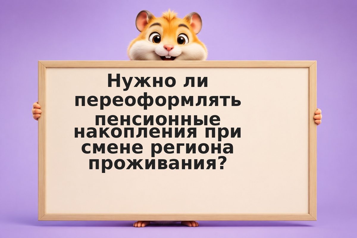 Мобильность пенсионных накоплений при переезде между регионами РФ