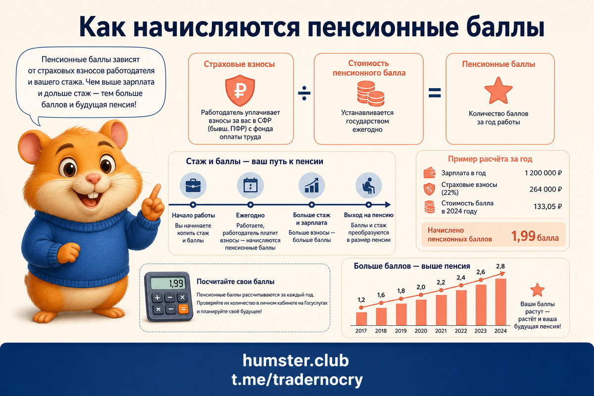 Пенсионные баллы (ИПК): сколько нужно и как считать