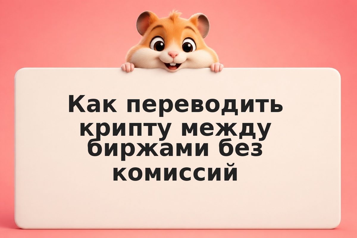 Как переводить крипту между биржами без комиссий