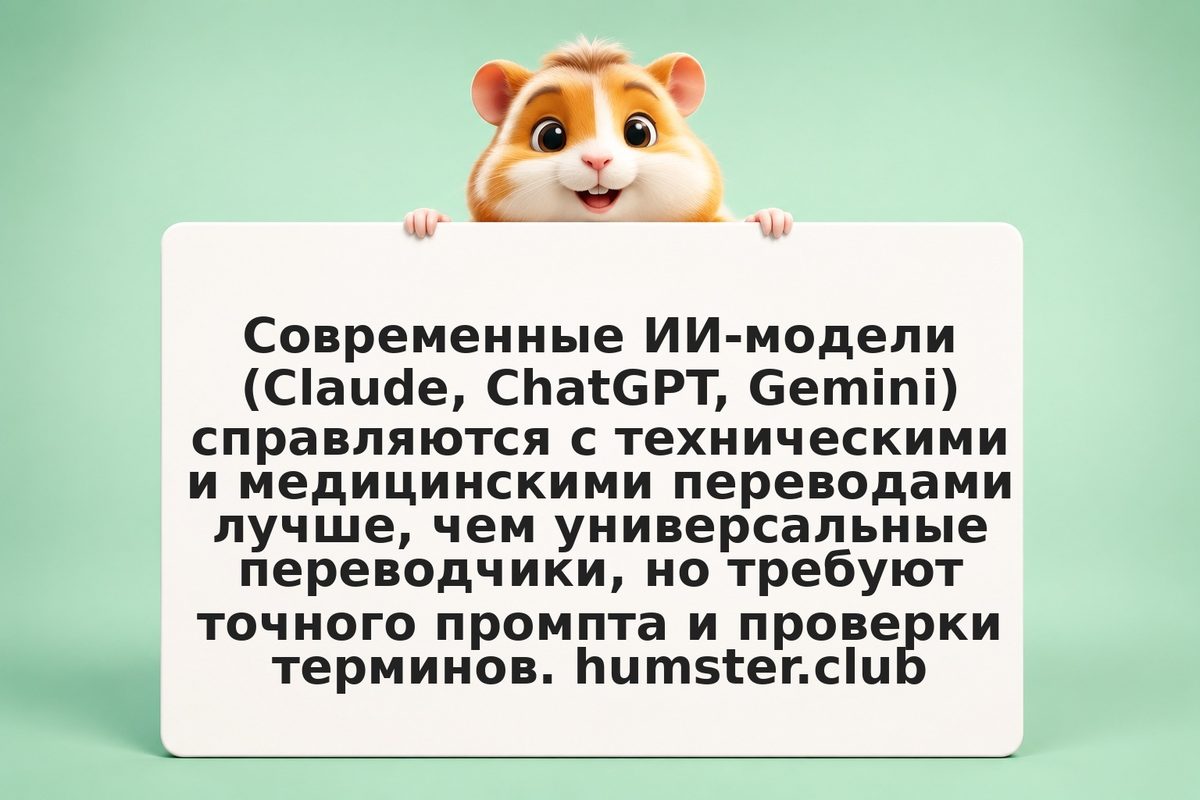 Как переводить узкоспециальные тексты с помощью нейросетей