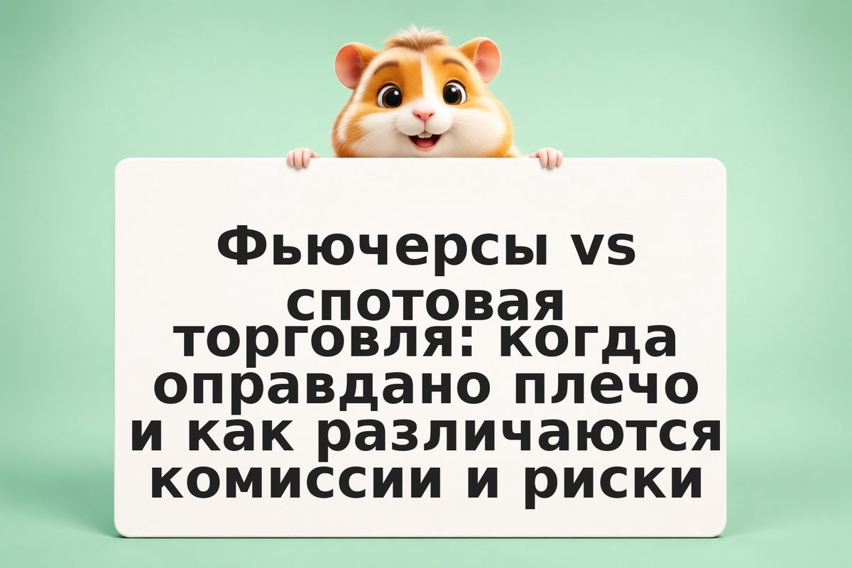 Фьючерсы vs спотовая торговля: когда оправдано плечо и как различаются комиссии 