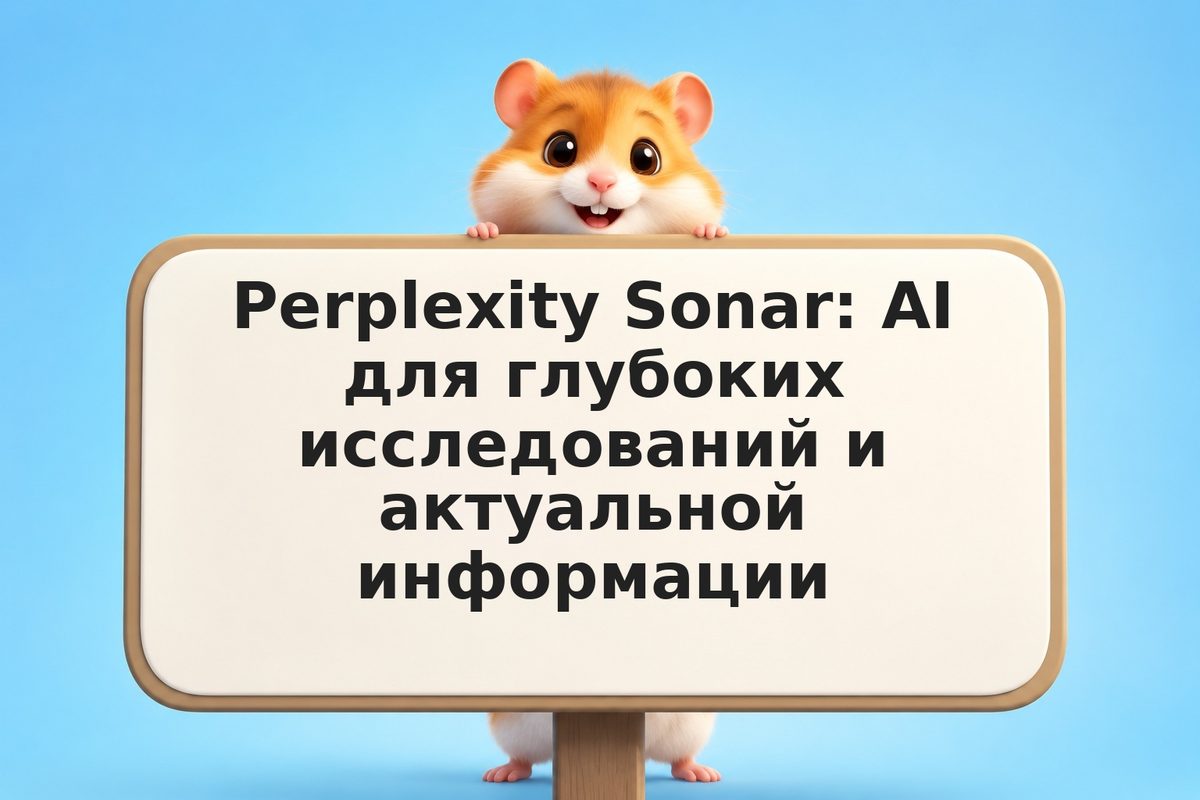 Perplexity Sonar: AI для глубоких исследований и актуальной информации