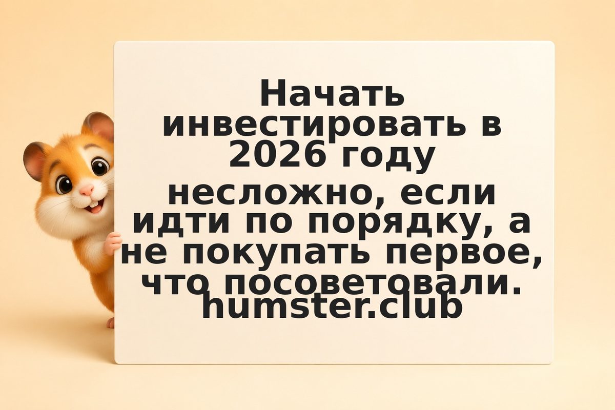 Первые шаги начинающего инвестора 2026