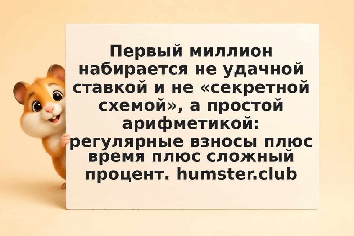 Первый миллион: реалистичный план