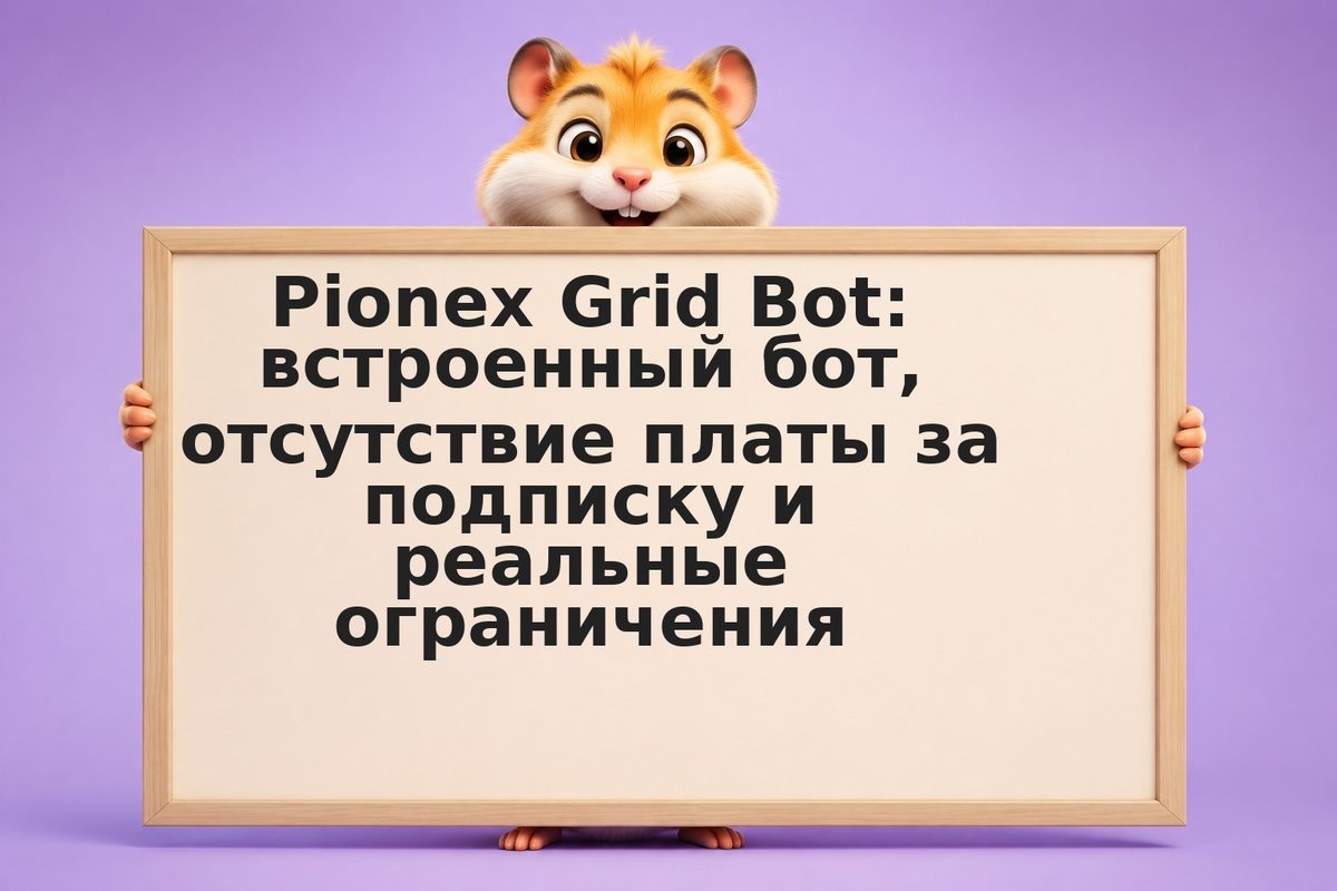 Pionex Grid Bot: встроенный бот, отсутствие платы за подписку и реальные огранич