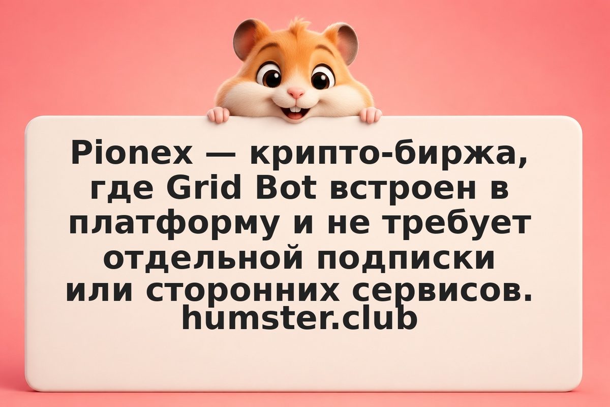 Pionex Grid Bot: встроенный бот, отсутствие платы за подписку и реальные огранич