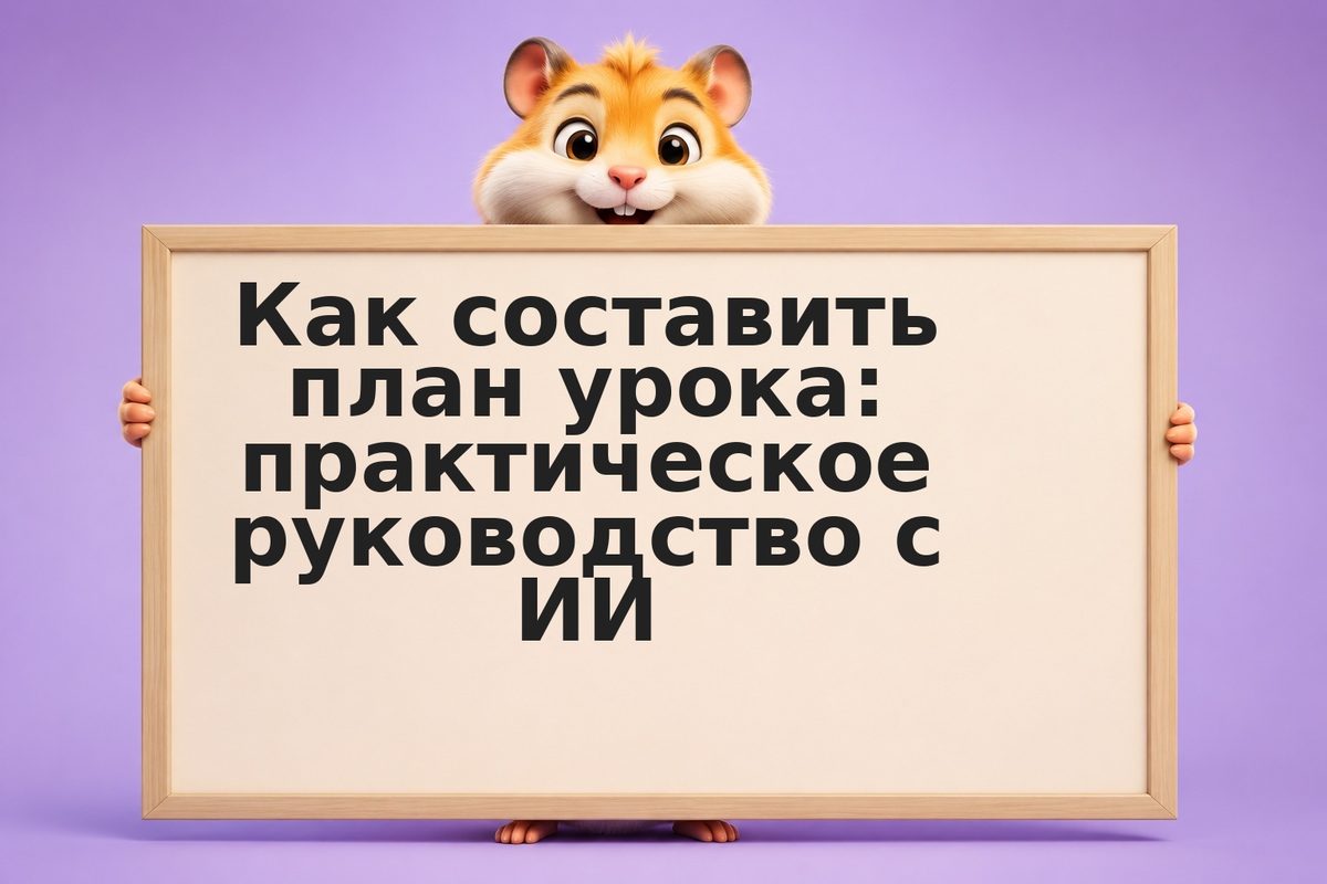 Как составить план урока: практическое руководство с ИИ