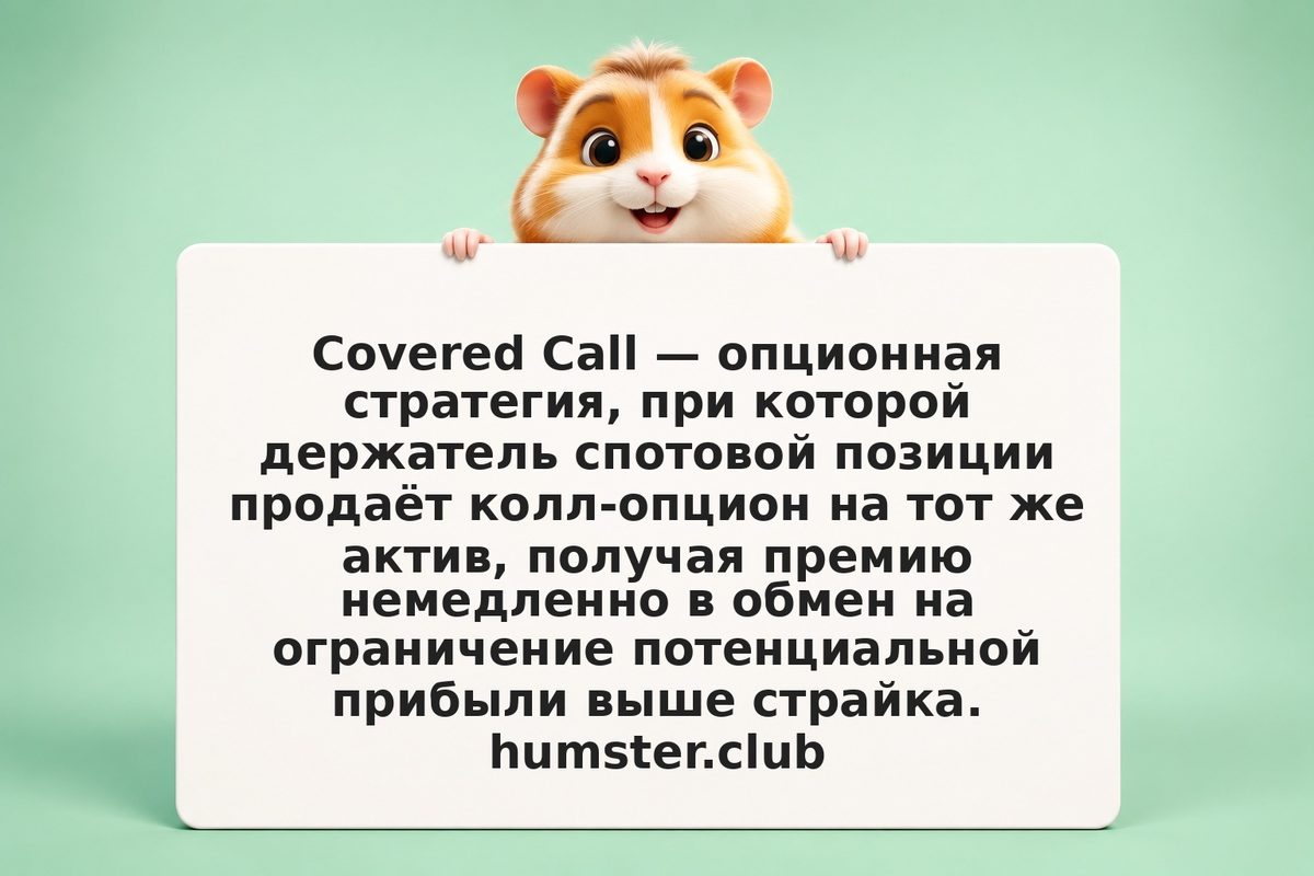 Covered Call: генерация дохода на крипто-портфеле — выбор страйков, риски и нало