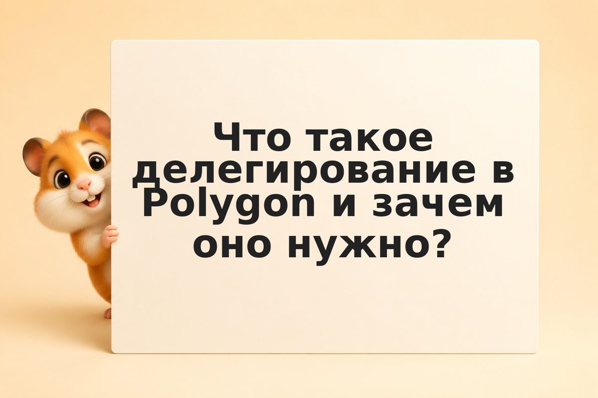 Polygon: делегирование валидаторам для дохода — от MATIC к POL