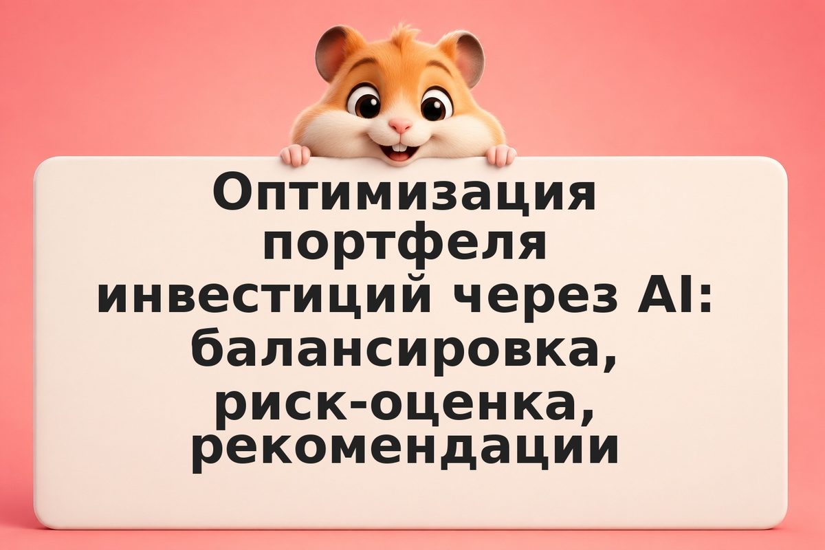Оптимизация портфеля инвестиций через AI: балансировка, риск-оценка, рекомендаци