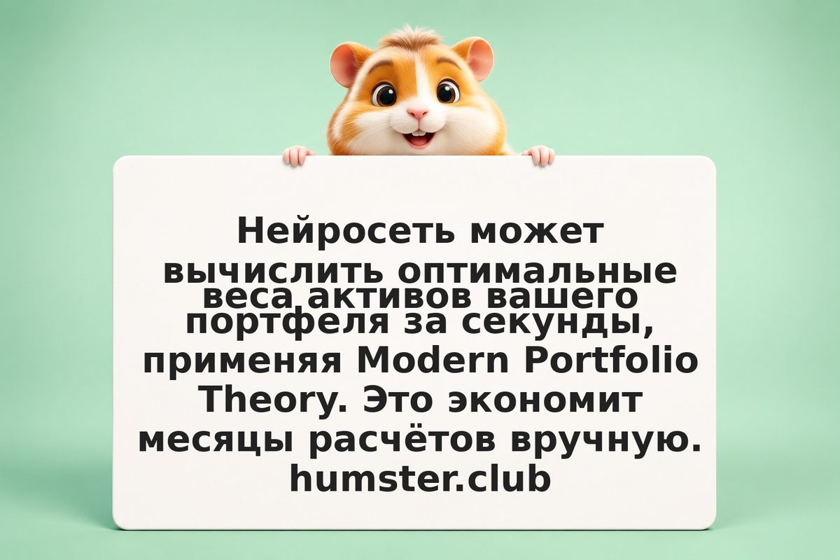 Как нейросеть оптимизирует веса активов портфеля