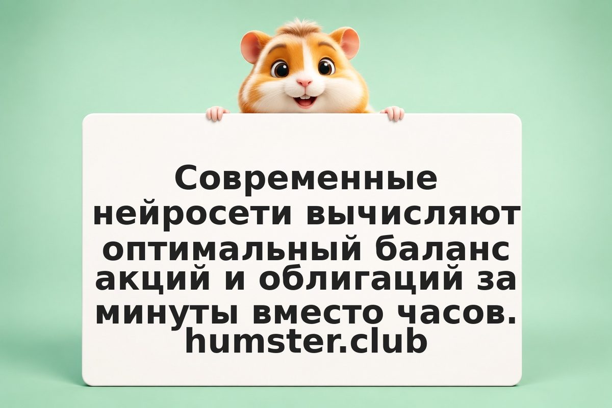 Как ИИ помогает построить портфель: чеклист соотношений облигаций и акций по воз