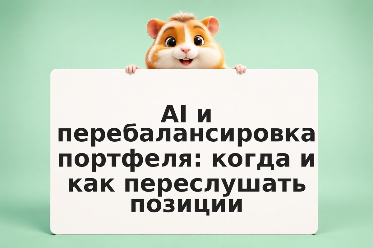 AI и перебалансировка портфеля: когда и как переслушать позиции