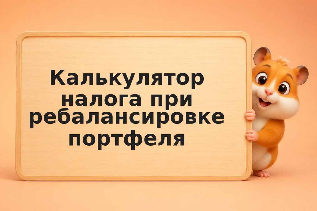 Калькулятор налога при ребалансировке портфеля