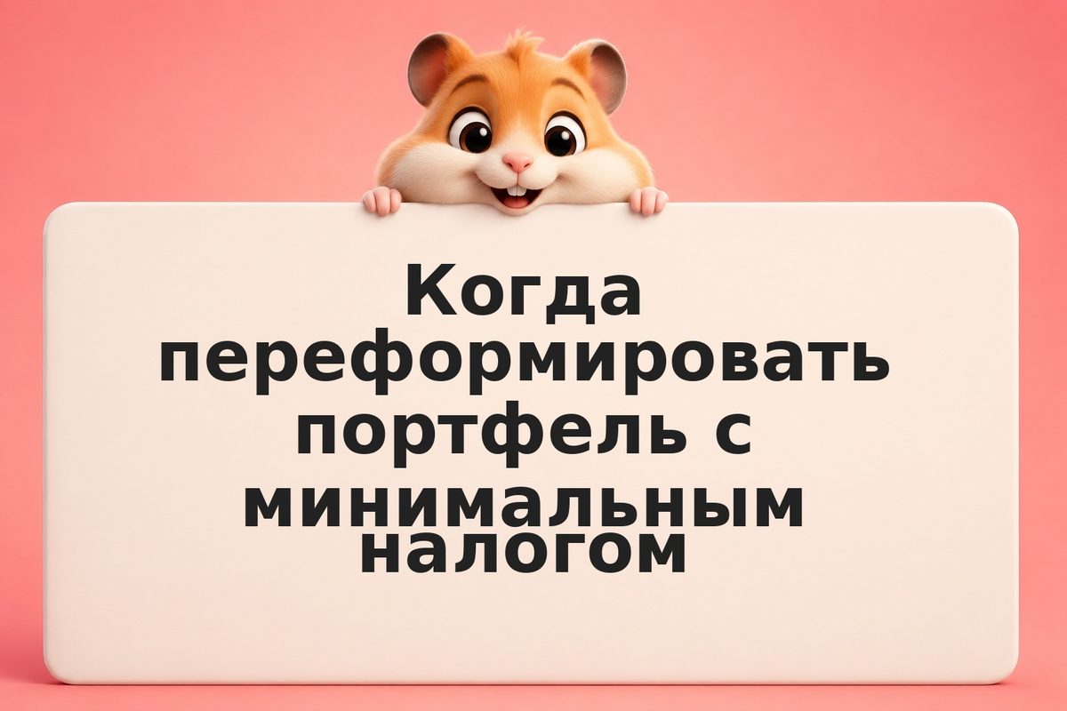 Когда переформировать портфель с минимальным налогом