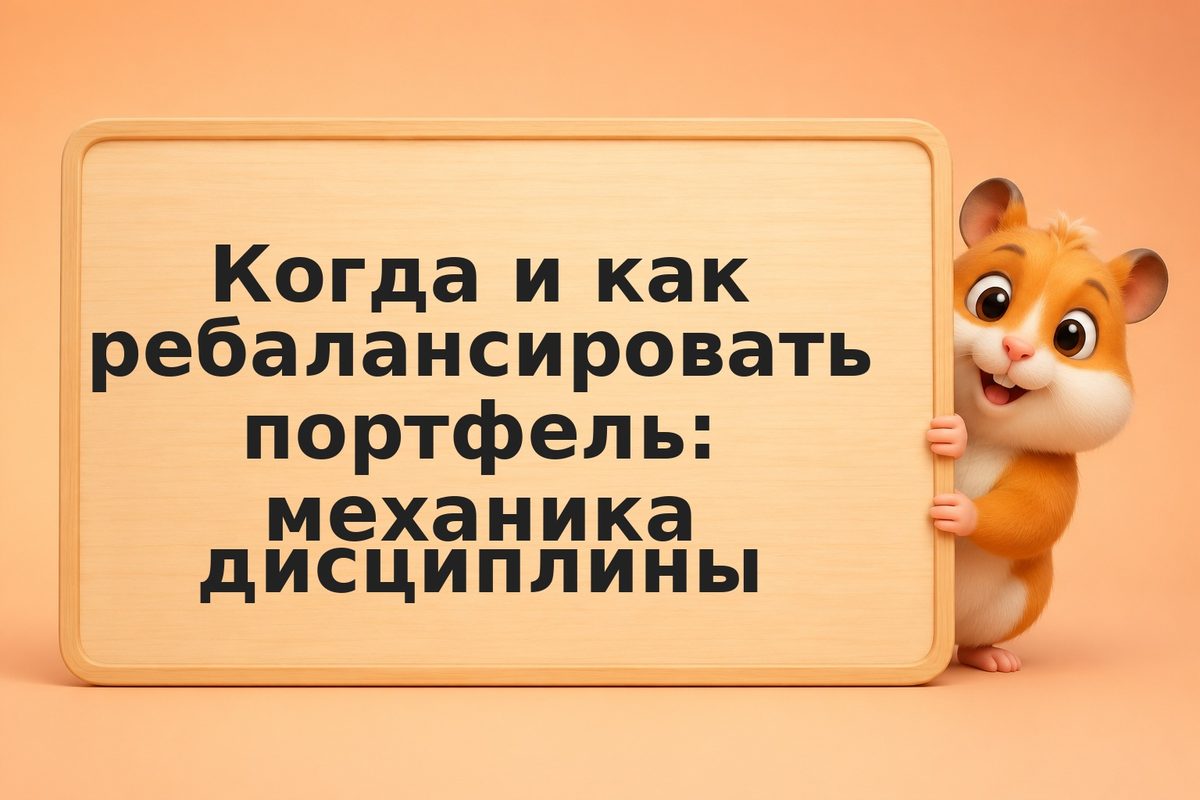 Когда и как ребалансировать портфель: механика дисциплины