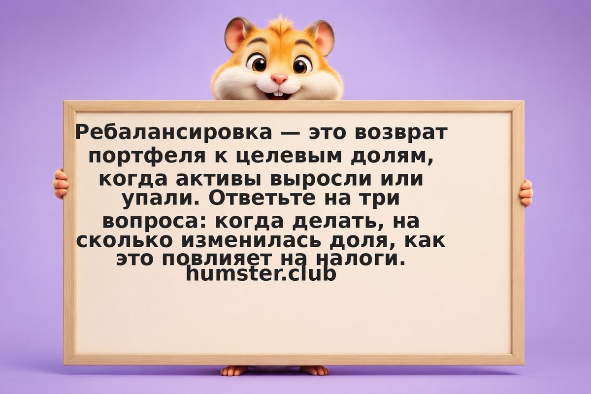 Когда и как ребалансировать портфель: механика дисциплины