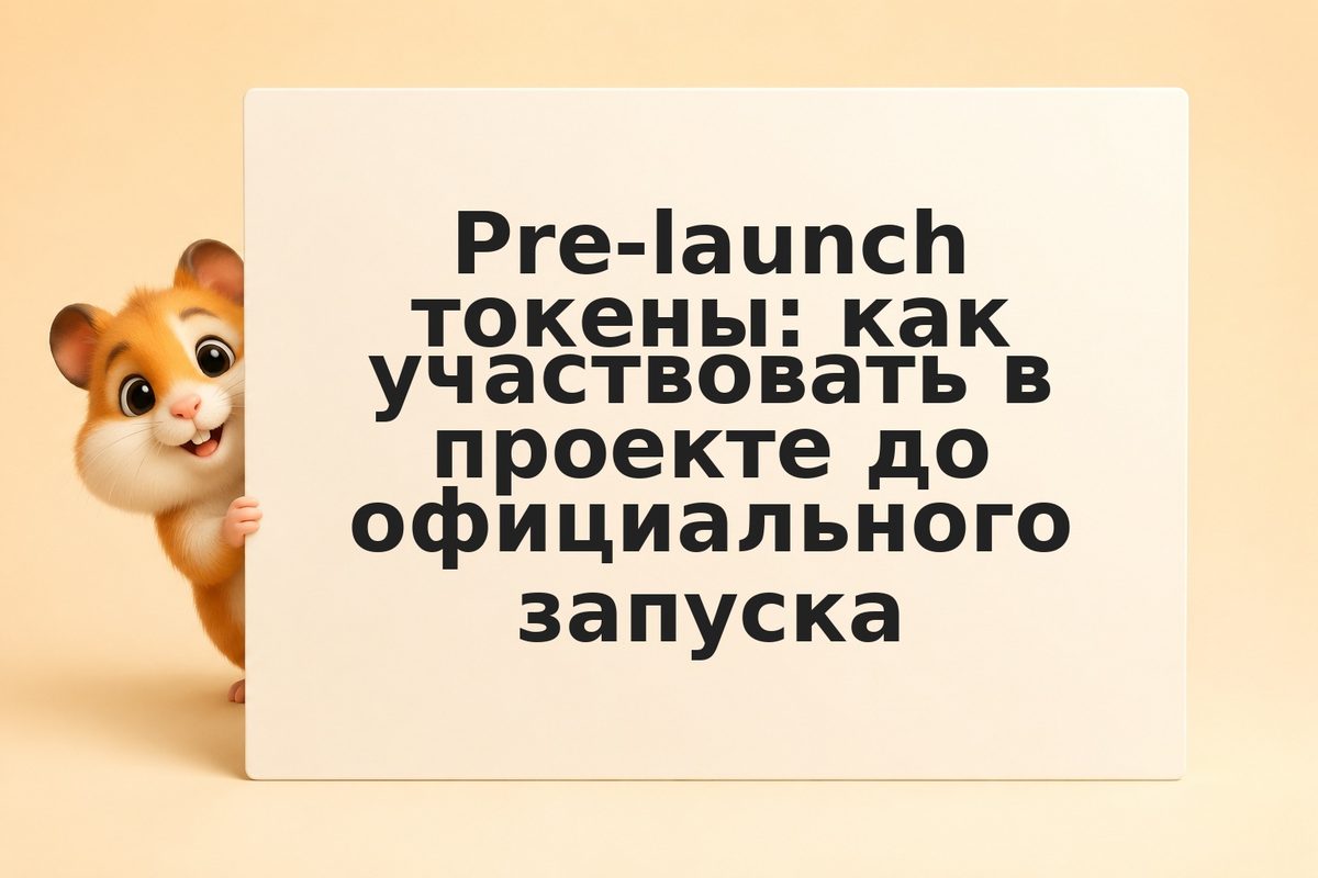 Pre-launch токены: как участвовать в проекте до официального запуска