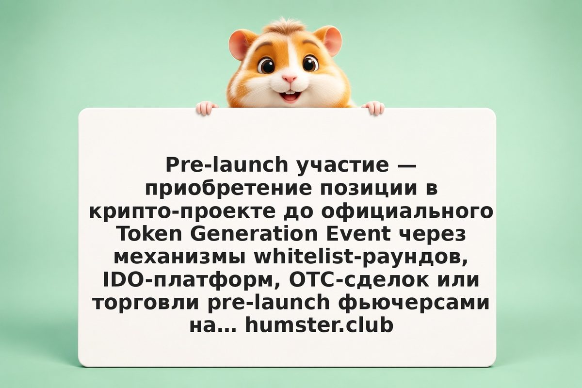 Pre-launch токены: как участвовать в проекте до официального запуска