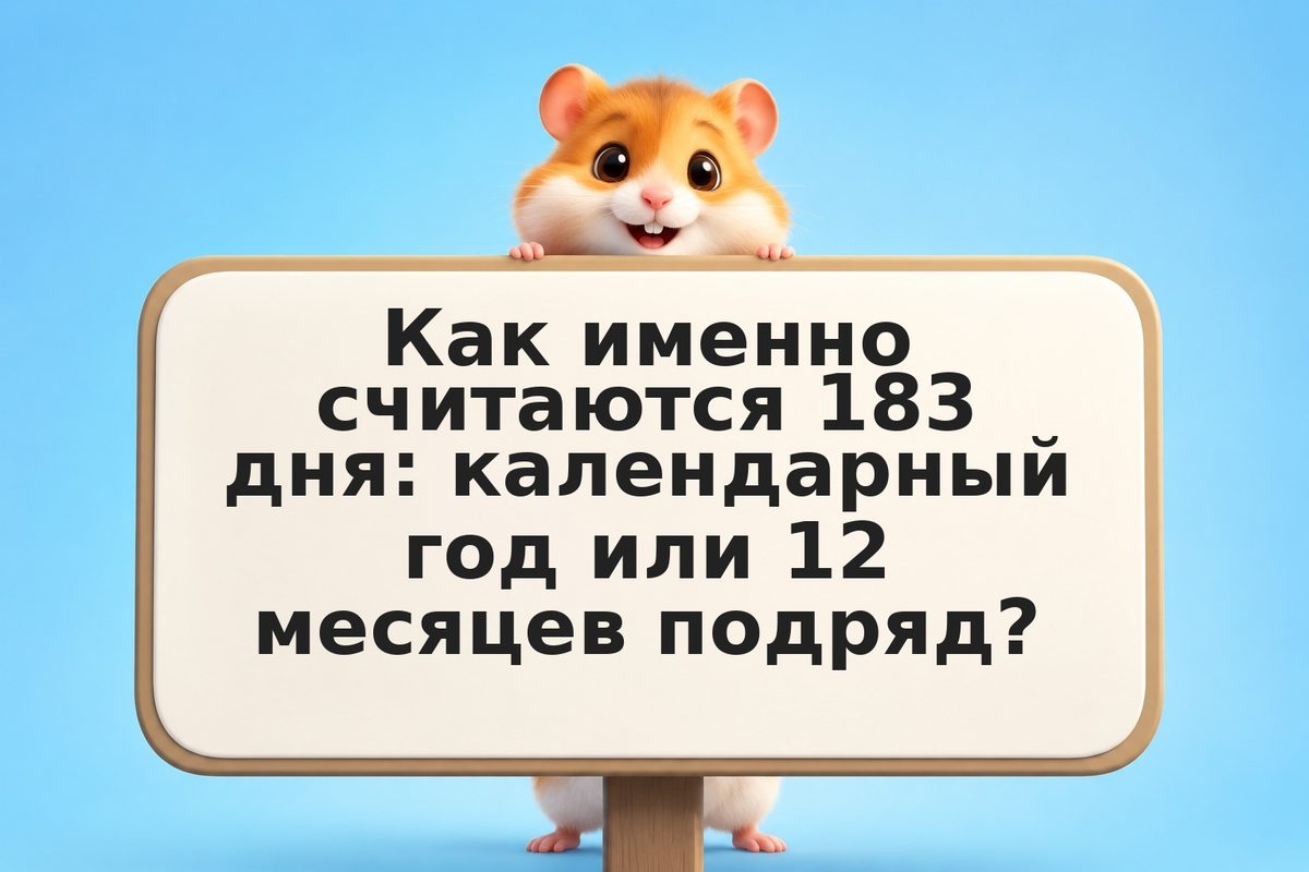183 дня налогового резидентства: методология подсчёта и центр экономических инте
