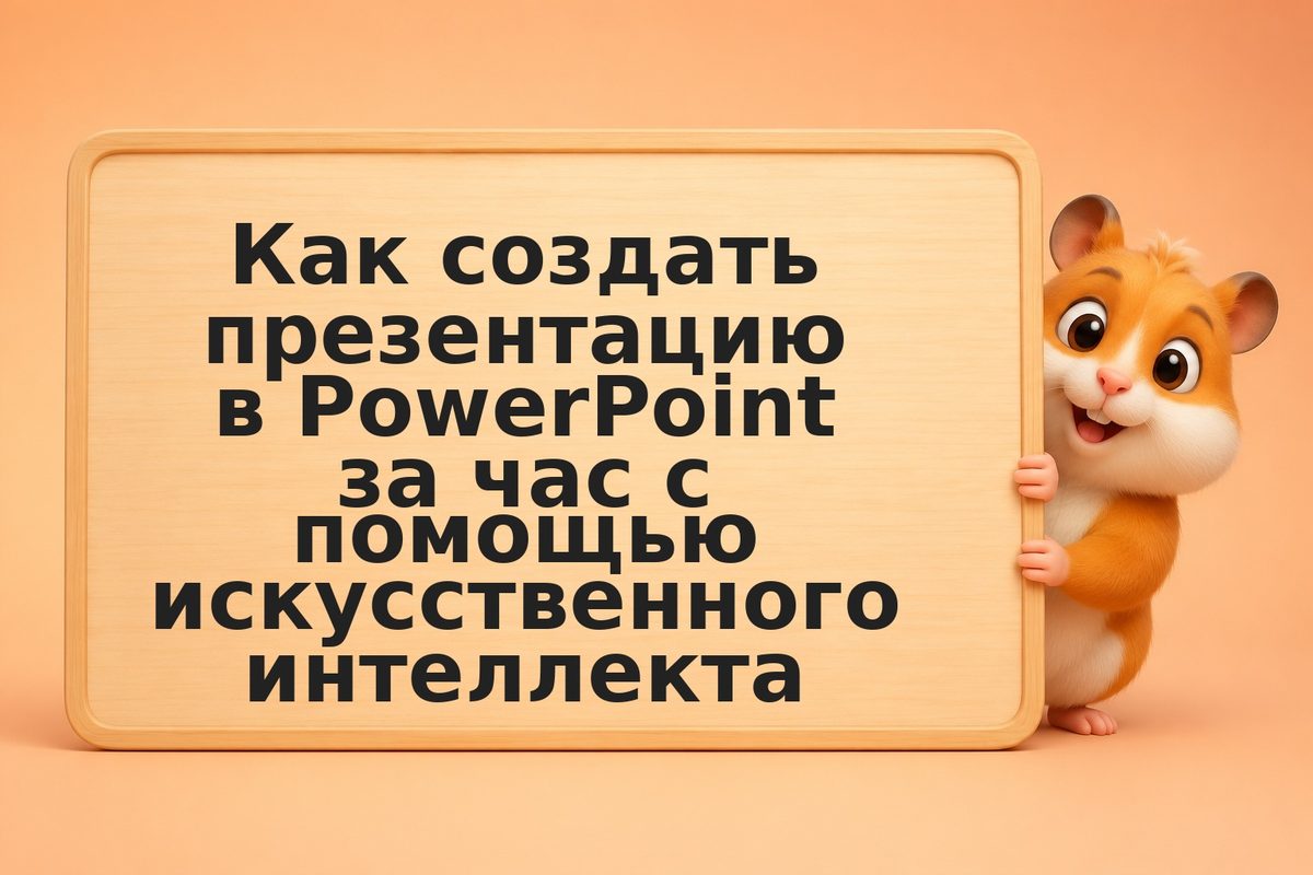 Как создать презентацию в PowerPoint за час с помощью искусственного интеллекта