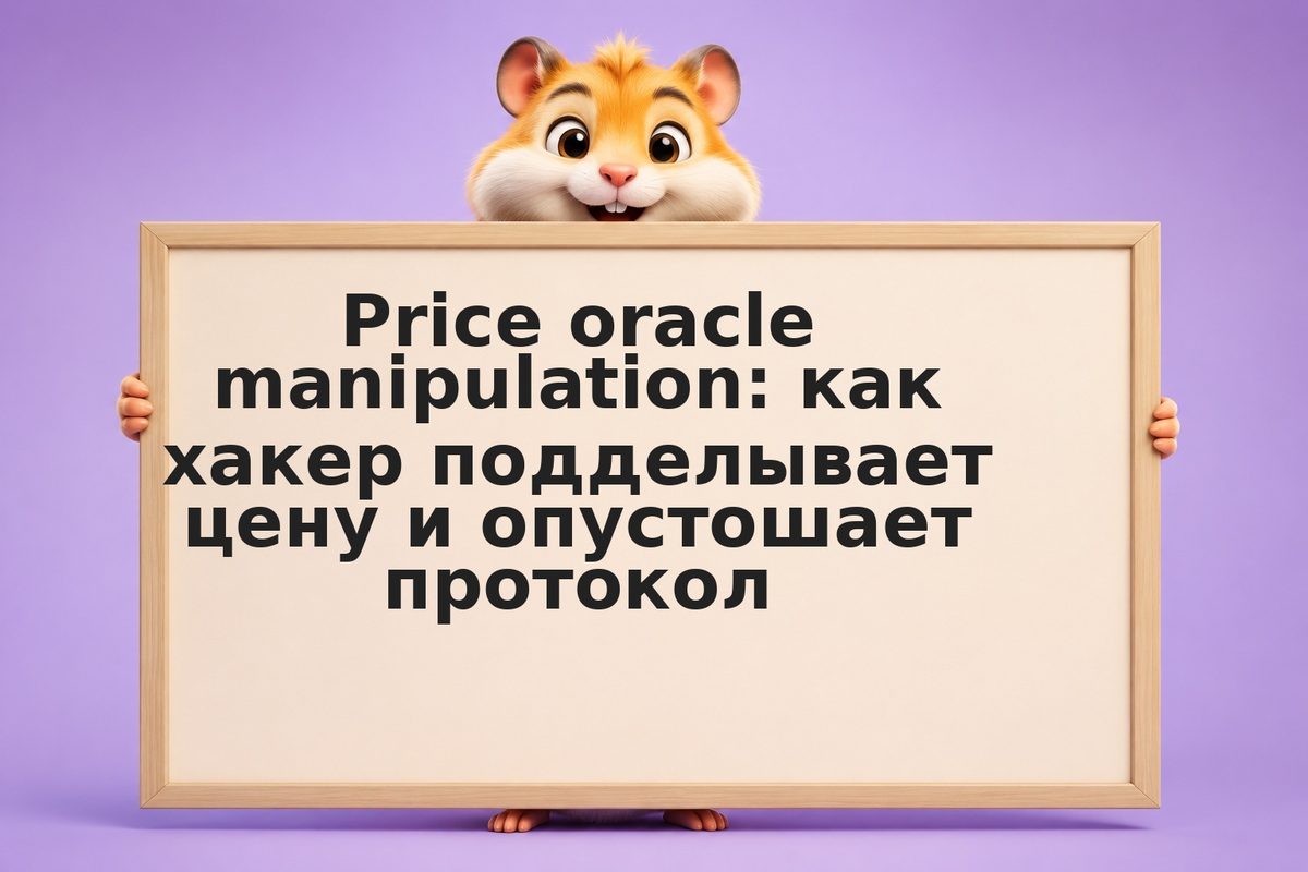 Price oracle manipulation: как хакер подделывает цену и опустошает протокол