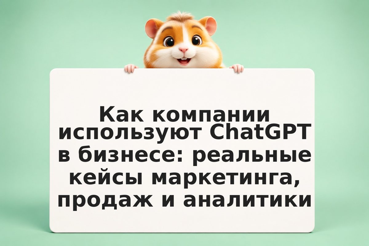 Как компании используют ChatGPT в бизнесе: реальные кейсы маркетинга, продаж и а
