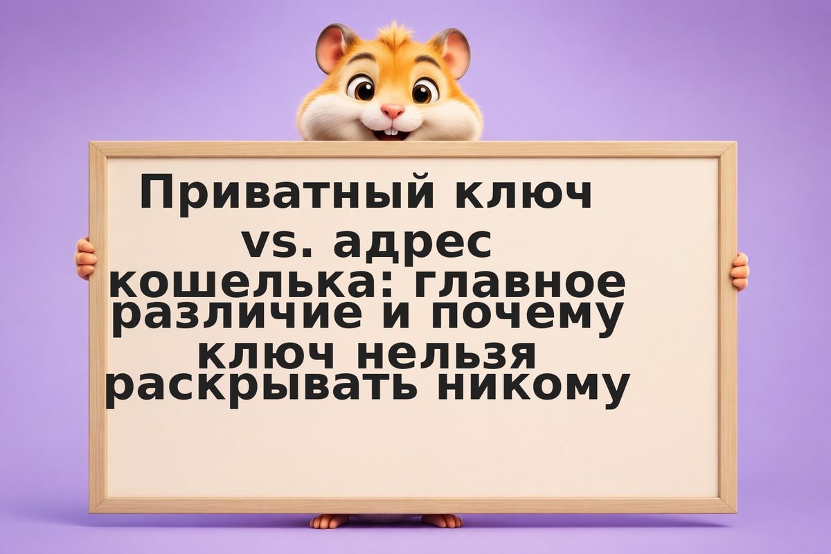 Приватный ключ vs. адрес кошелька: главное различие и почему ключ нельзя раскрыв