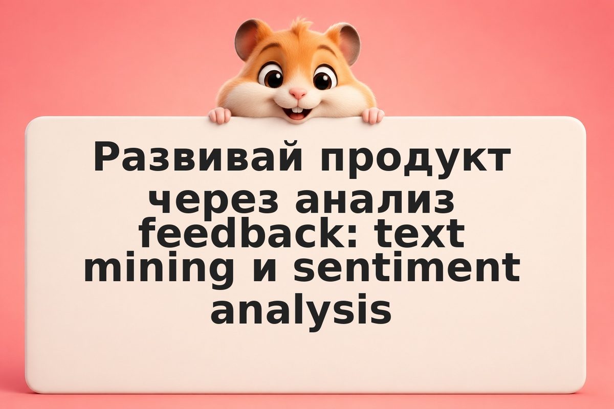 Развивай продукт через анализ feedback: text mining и sentiment analysis