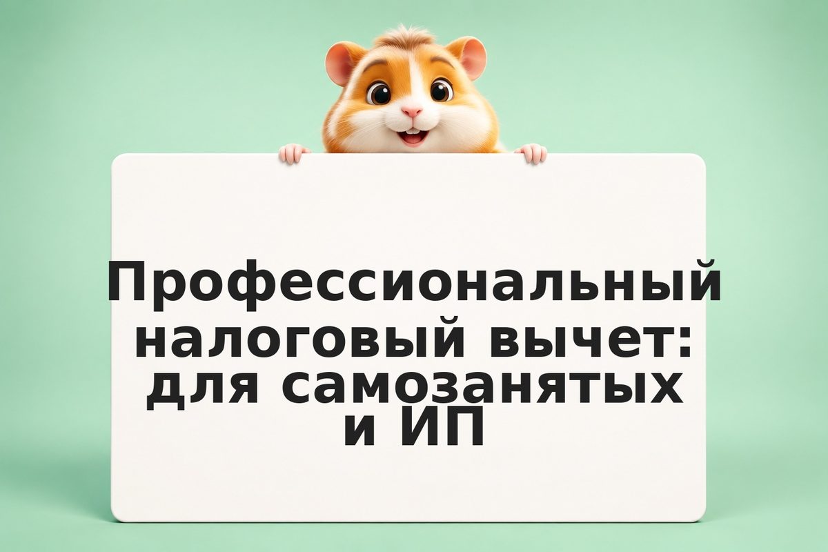 Профессиональный налоговый вычет: для самозанятых и ИП