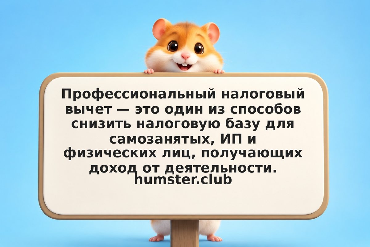 Профессиональный налоговый вычет: для самозанятых и ИП