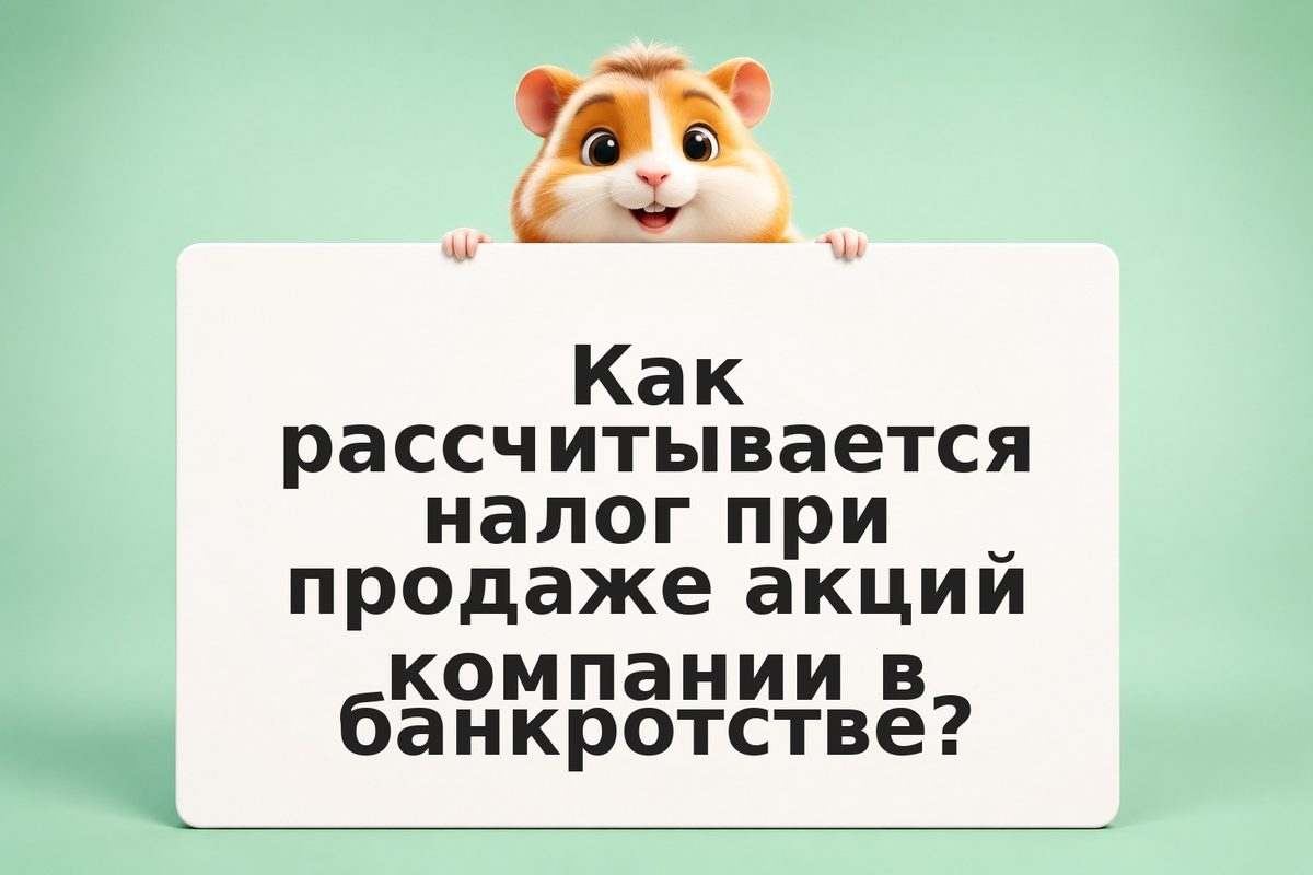 Налог при продаже акций компании в банкротстве или спецадминистрации