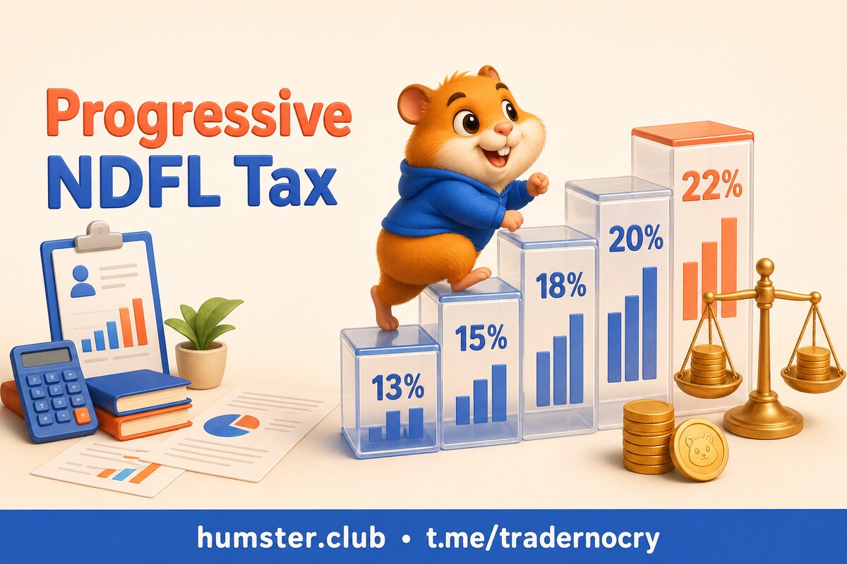Прогрессивная шкала НДФЛ 2026: 13-22%