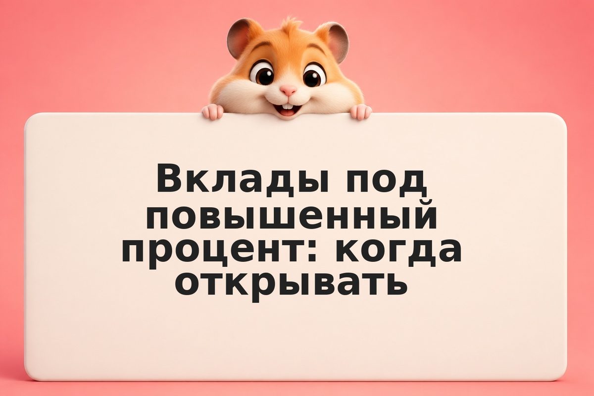Вклады под повышенный процент: когда открывать