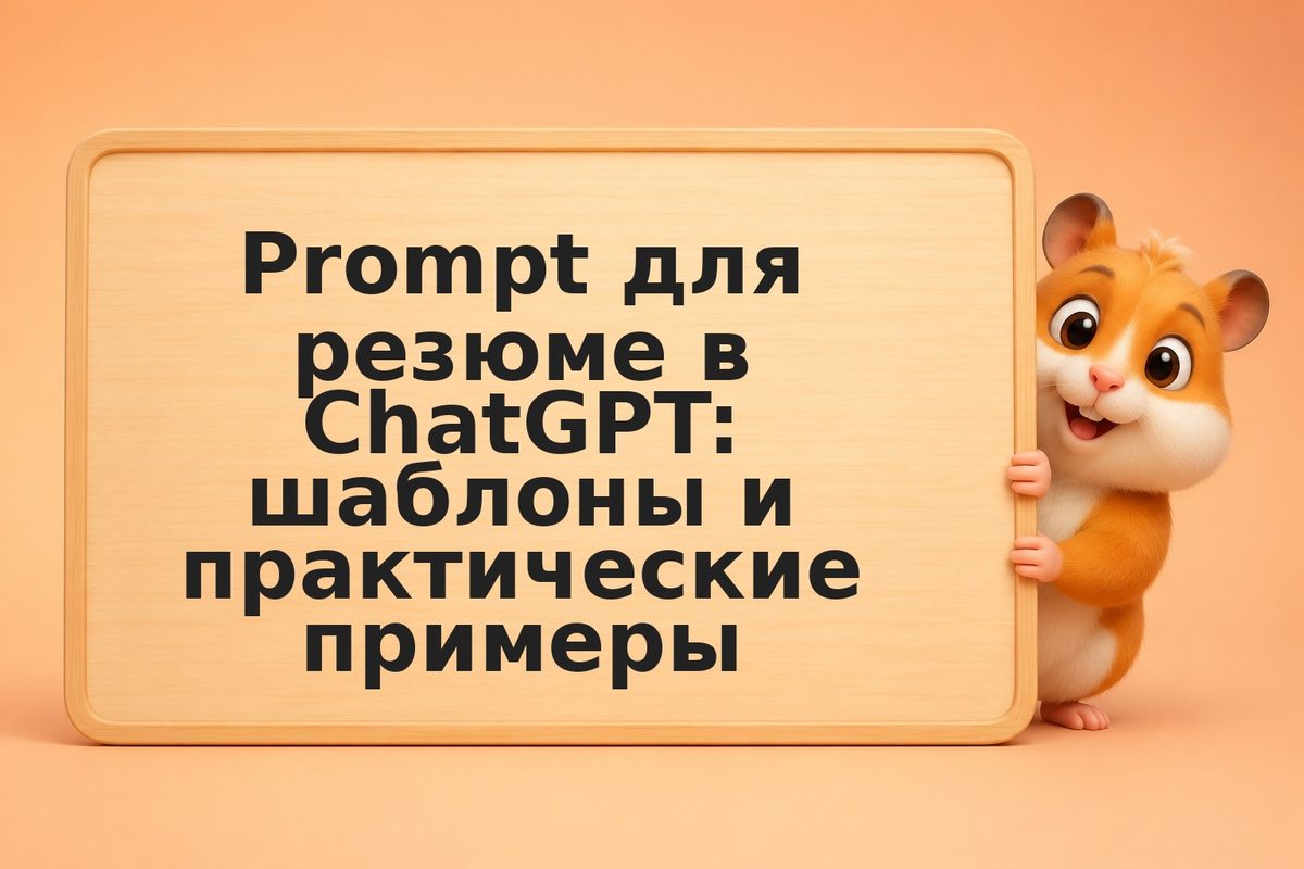 Prompt для резюме в ChatGPT: шаблоны и практические примеры