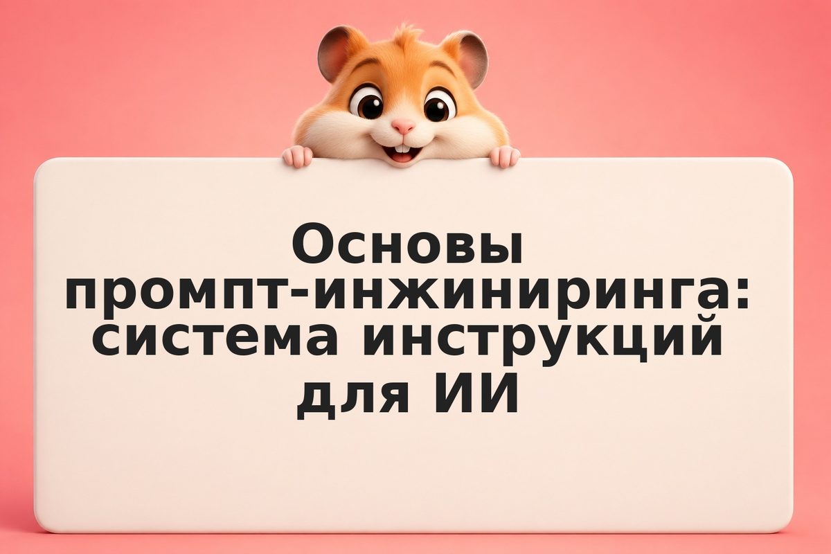 Основы промпт-инжиниринга: система инструкций для ИИ