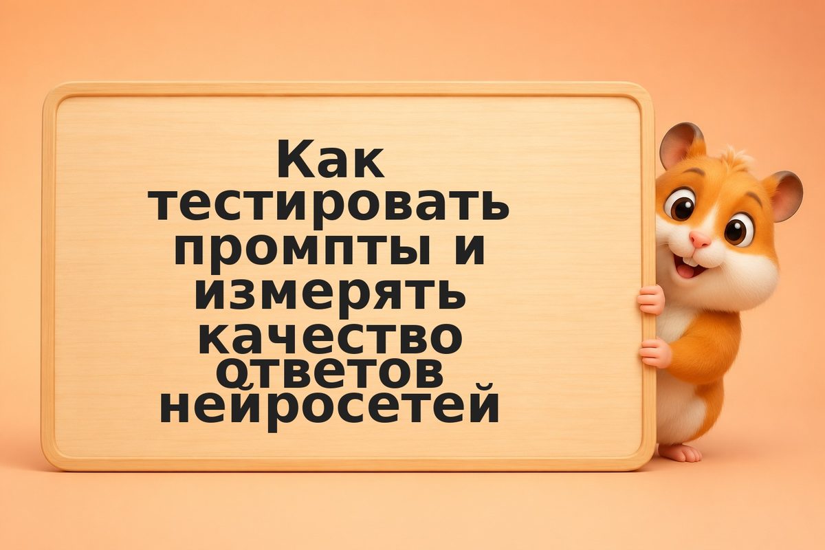 Как тестировать промпты и измерять качество ответов нейросетей