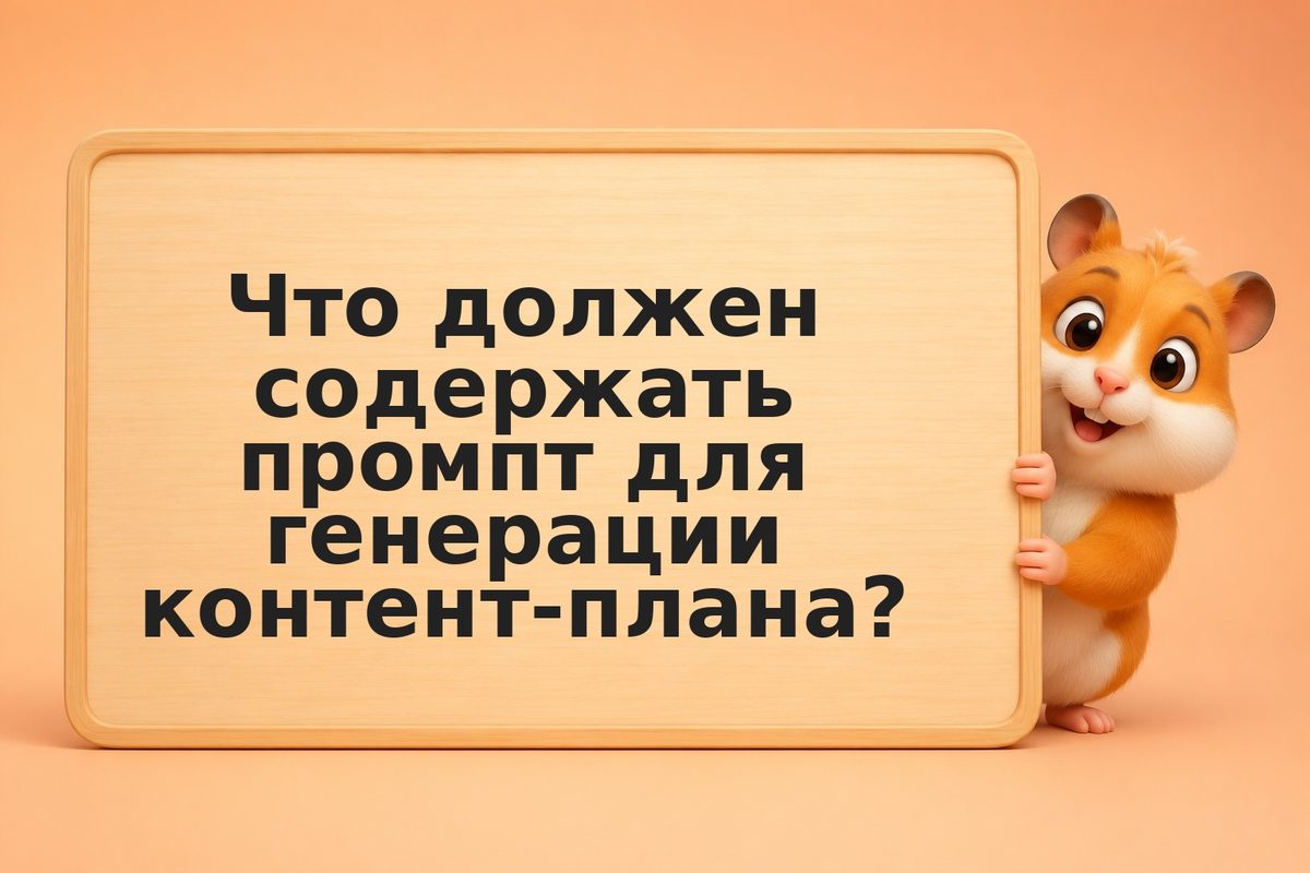 Промпты для контент-плана: генерируй месяц постов с хуками и CTA за 15 минут