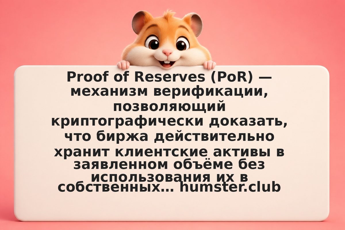 Proof of Reserves: как проверить надёжность биржи