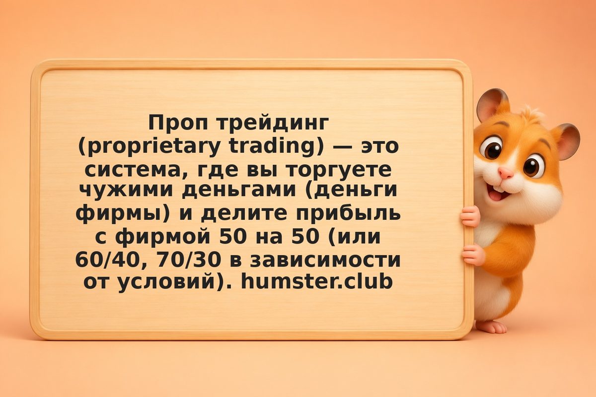 Проп трейдинг: расчёт на пальцах