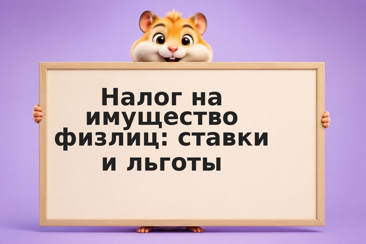Налог на имущество физлиц: ставки и льготы
