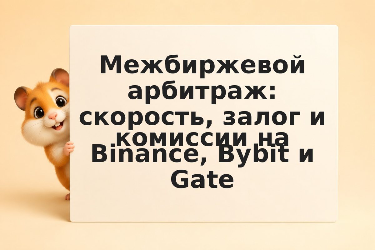 Межбиржевой арбитраж: скорость, залог и комиссии на Binance, Bybit и Gate