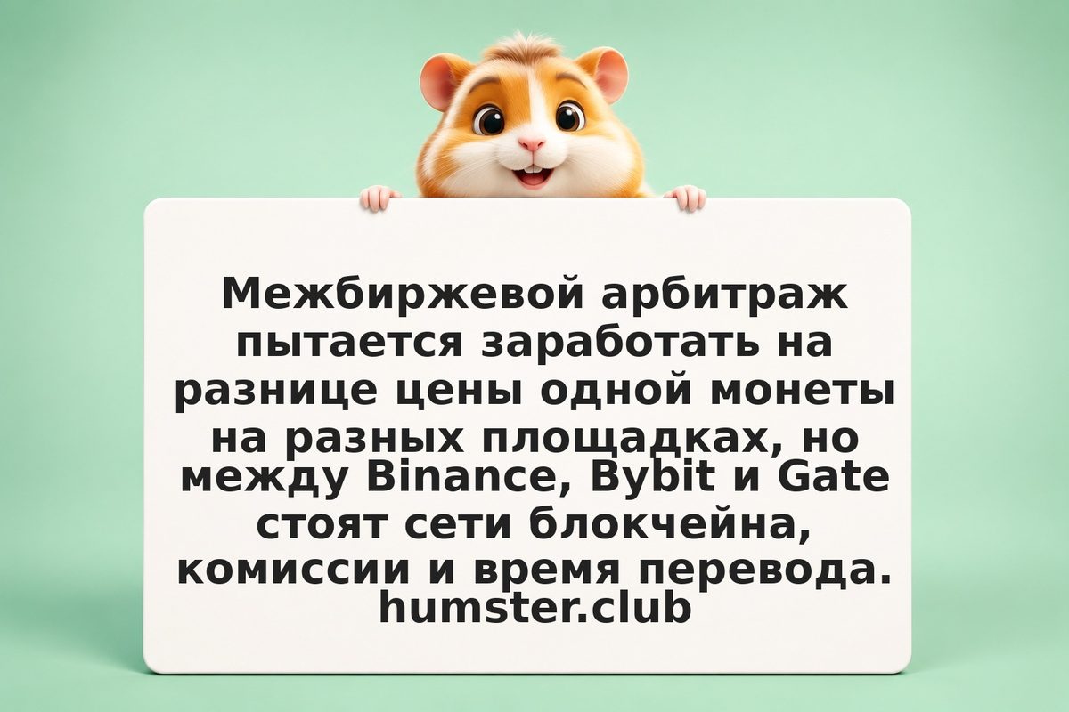 Межбиржевой арбитраж: скорость, залог и комиссии на Binance, Bybit и Gate