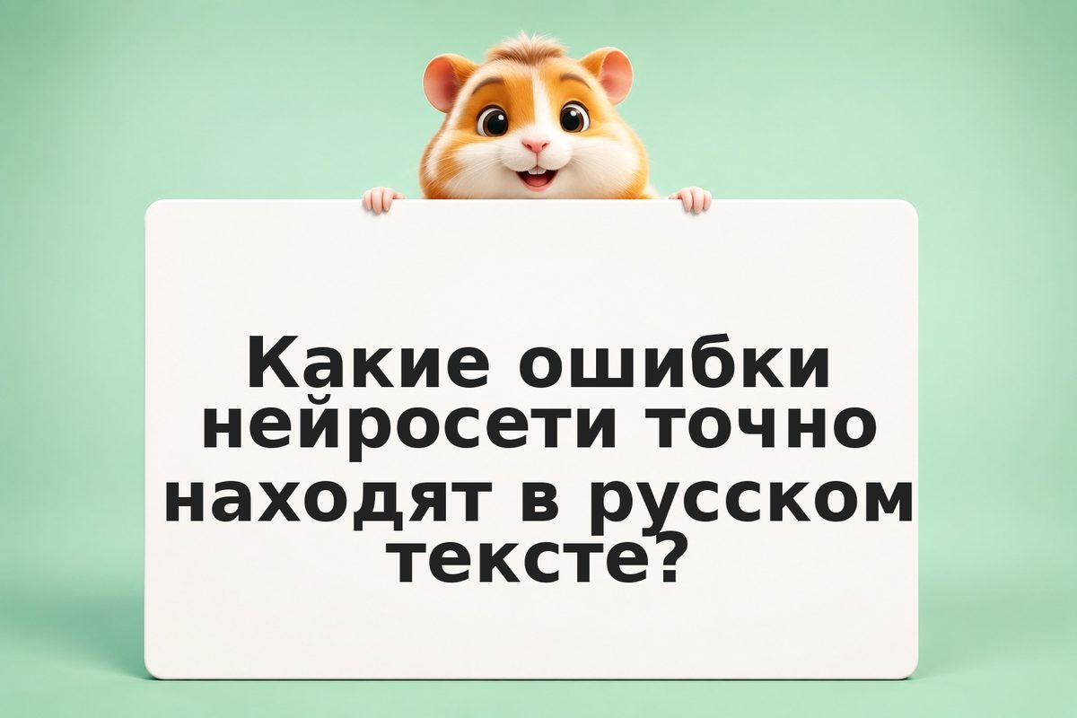 Проверка грамматики и орфографии: как найти ошибки, которые упускают нейросети